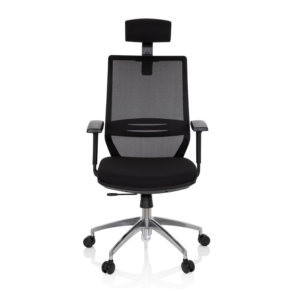 Produktabbildung: hjh OFFICE Bürostuhl / Drehstuhl PROFONDO PRO Stoff/Netzstoff, schwarz