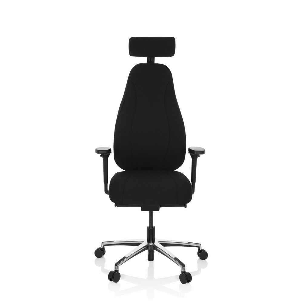 Produktabbildung: hjh OFFICE Bürostuhl / Drehstuhl RESISTIO Stoff, schwarz