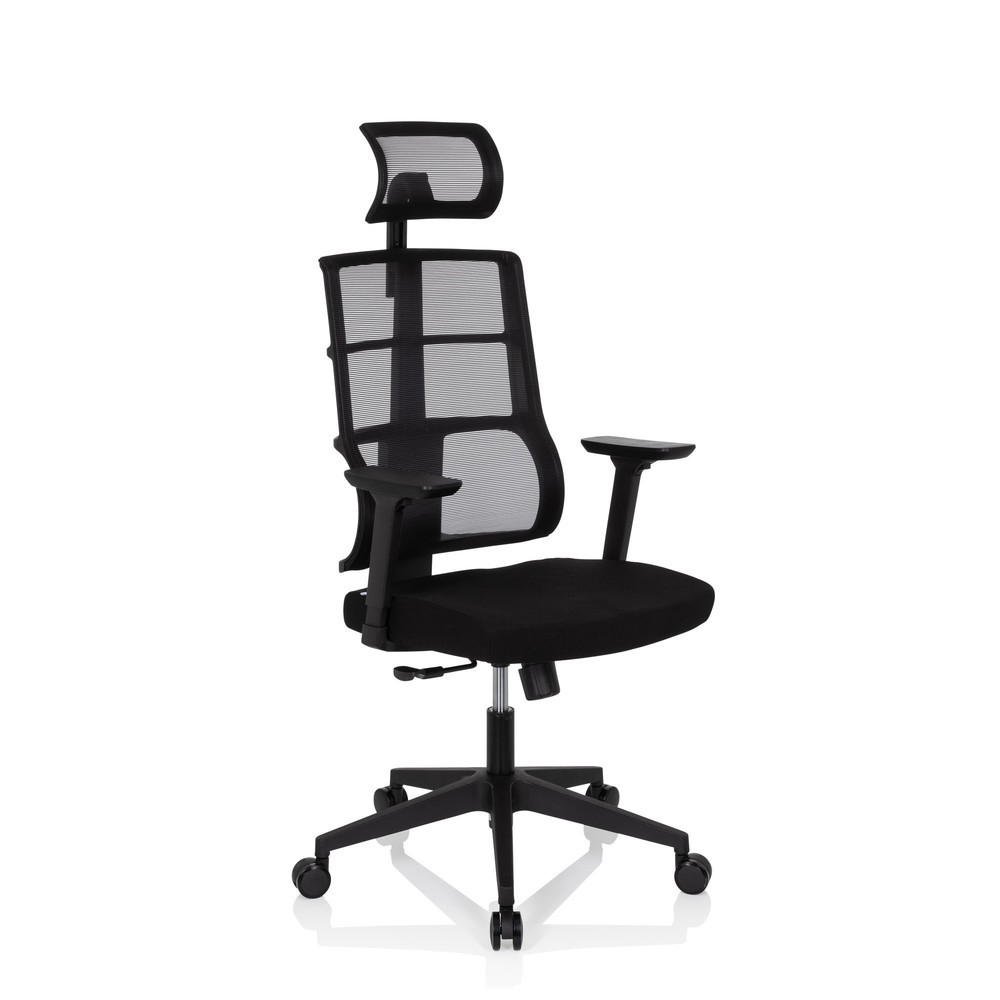 Produktabbildung Nr. 2: hjh OFFICE Bürostuhl / Drehstuhl SPINIO PRO Stoff/Netzstoff, schwarz