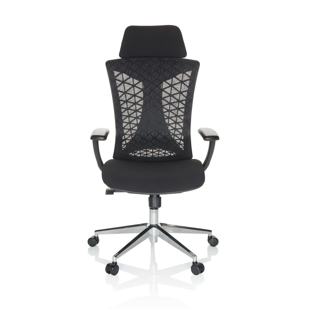 Produktabbildung Nr. 1: hjh OFFICE Bürostuhl / Drehstuhl FALEO B Netzstoff / Stoff, schwarz