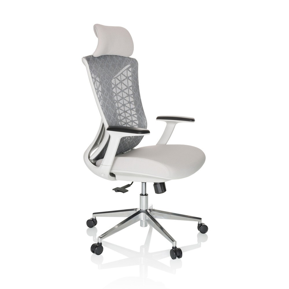 Produktabbildung Nr. 8: hjh OFFICE Bürostuhl / Drehstuhl FALEO W Netzstoff / Stoff, grau