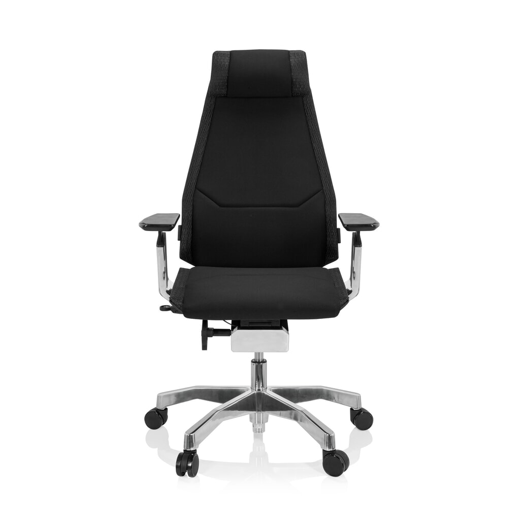 hjh OFFICE Bürostuhl / Drehstuhl GENIDIA PRO Stoff, schwarz Produktabbildung: hjh OFFICE Bürostuhl / Drehstuhl GENIDIA PRO Stoff, schwarz