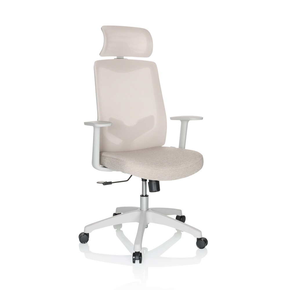 Produktabbildung Nr. 7: hjh OFFICE Bürostuhl / Drehstuhl MIKEO W Netzstoff / Stoff, beige