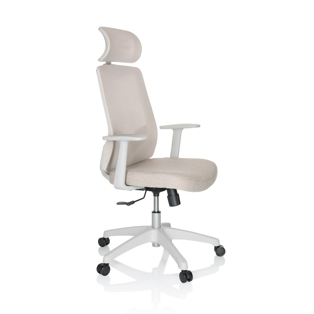 Produktabbildung Nr. 8: hjh OFFICE Bürostuhl / Drehstuhl MIKEO W Netzstoff / Stoff, beige