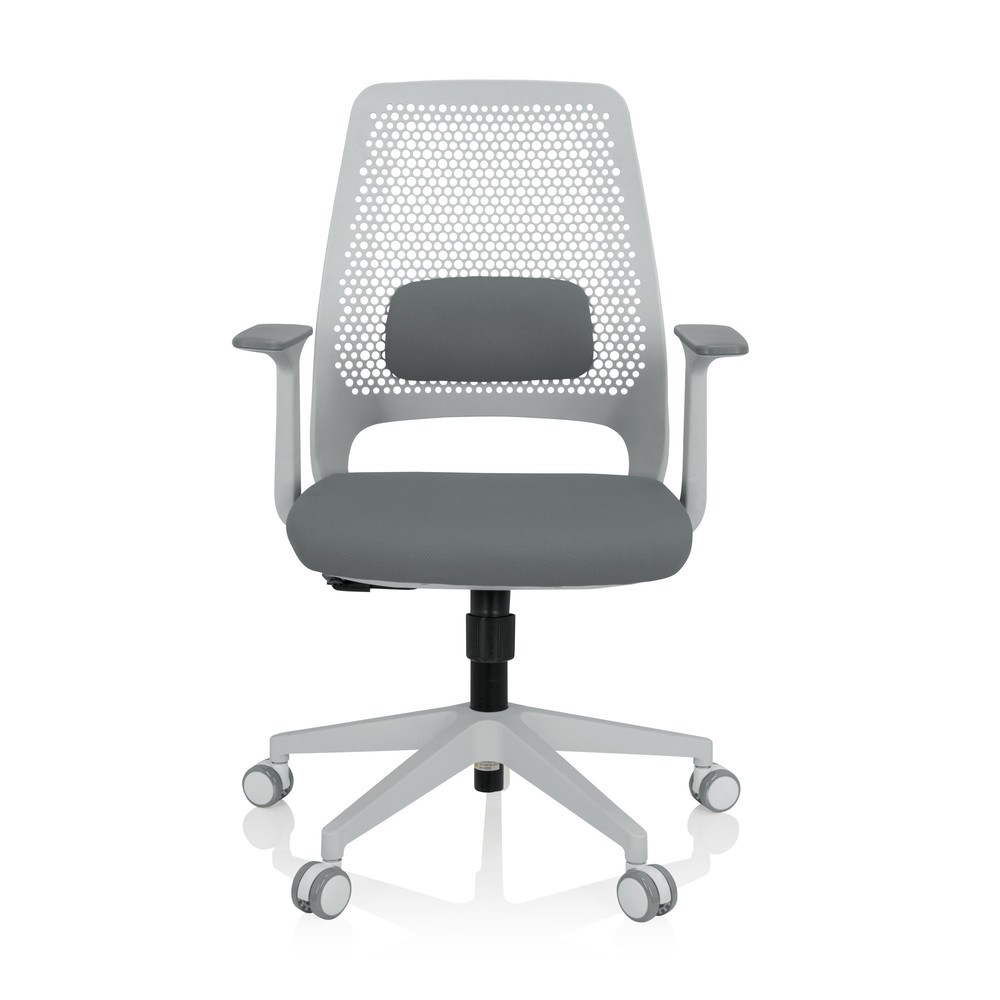 Produktabbildung: hjh OFFICE Bürostuhl / Drehstuhl PARFERIO W Stoff, grau