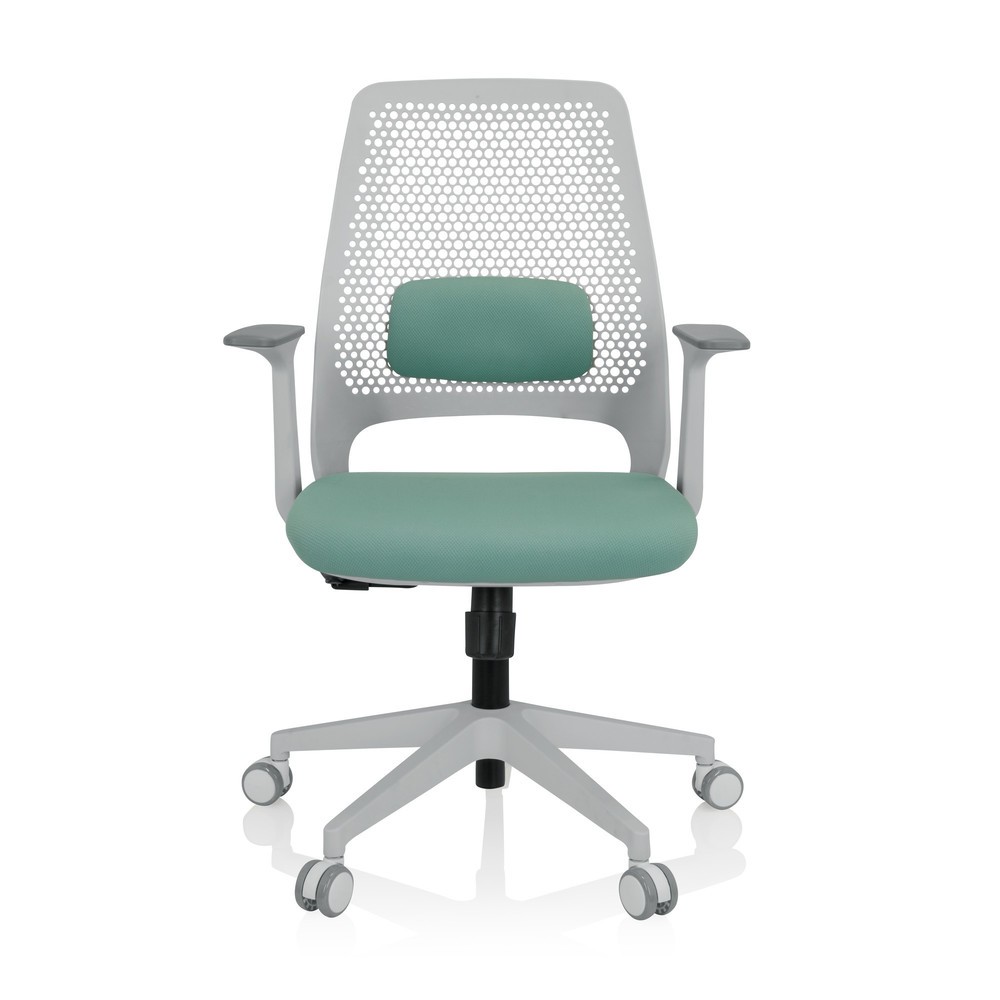 Produktabbildung: hjh OFFICE Bürostuhl / Drehstuhl PARFERIO W Stoff, mintgrün