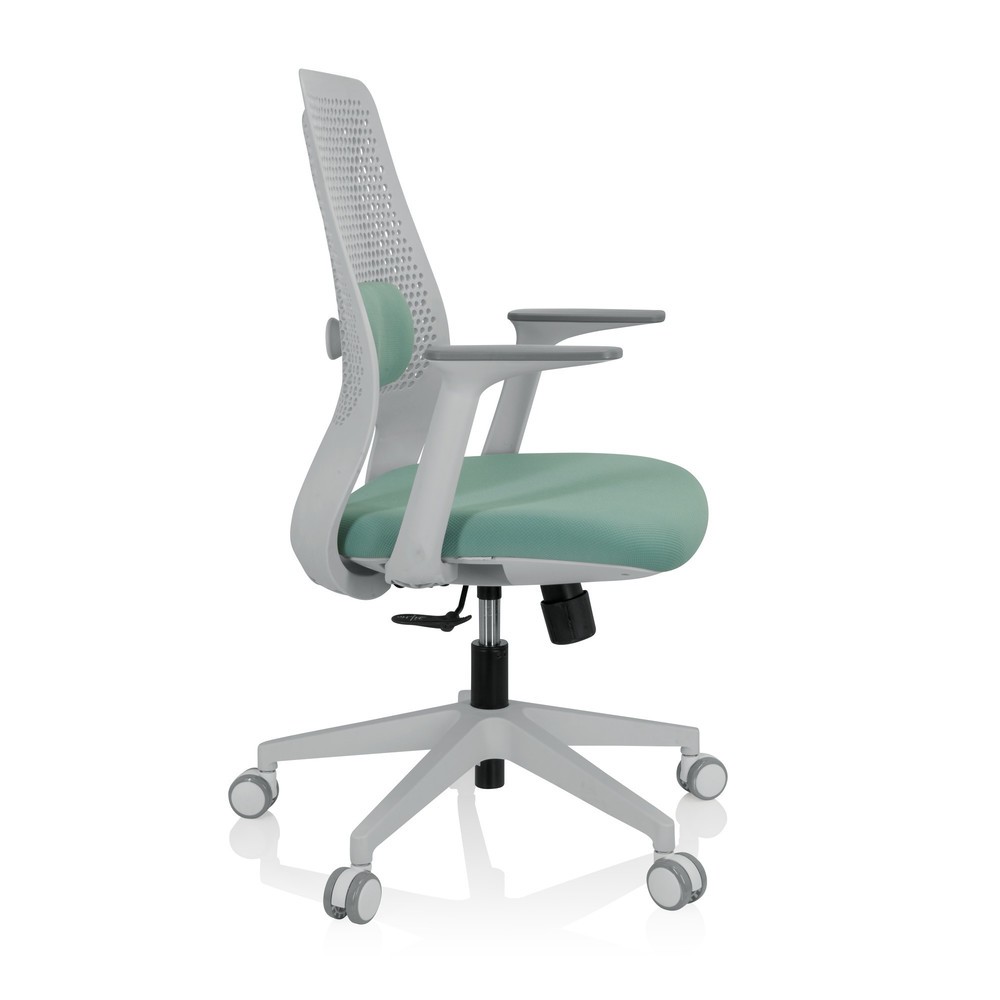 Produktabbildung Nr. 8: hjh OFFICE Bürostuhl / Drehstuhl PARFERIO W Stoff, mintgrün