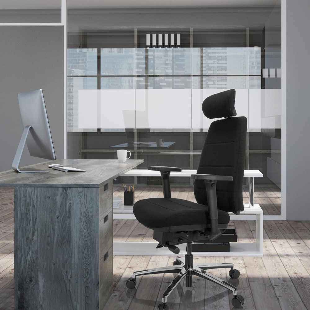 Produktabbildung Nr. 6: hjh OFFICE Bürostuhl / Drehstuhl PHOENIX PRO I Stoff, schwarz