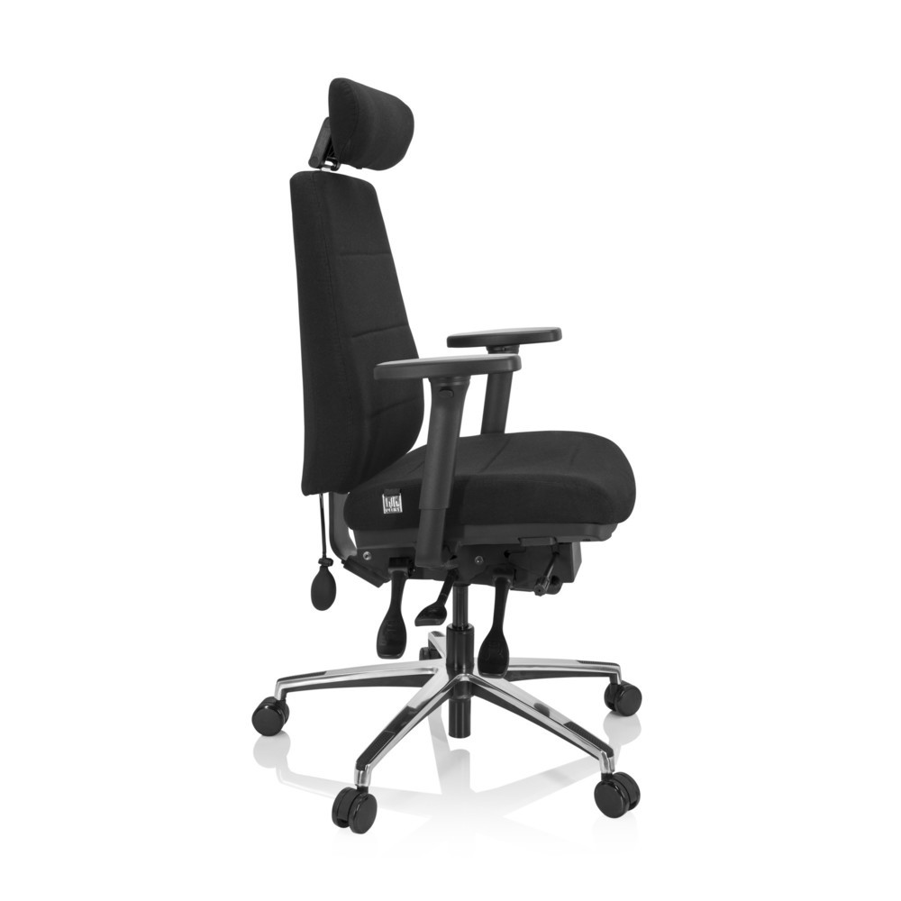 Produktabbildung Nr. 8: hjh OFFICE Bürostuhl / Drehstuhl PHOENIX PRO I Stoff, schwarz