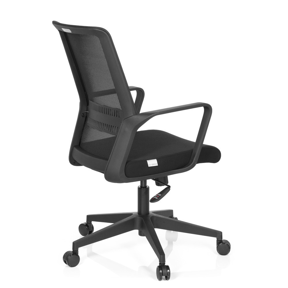 Produktabbildung Nr. 9: hjh OFFICE Bürostuhl / Drehstuhl PRESTON Netzstoff, schwarz