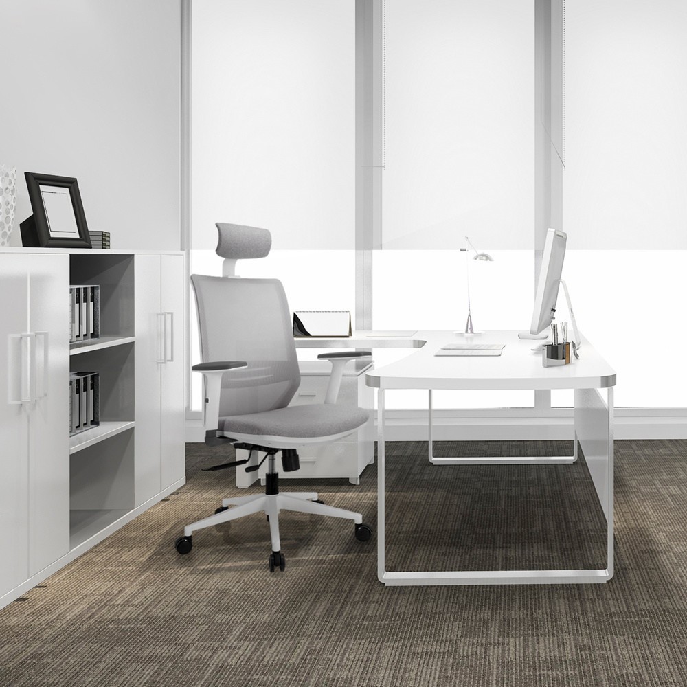 Produktabbildung Nr. 7: hjh OFFICE Bürostuhl / Drehstuhl PROFONDO PRO W Netzstoff / Stoff, grau