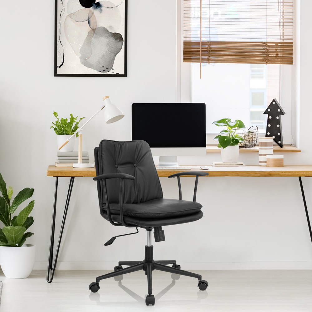 Produktabbildung Nr. 4: hjh OFFICE Bürostuhl / Drehstuhl SMALLO Kunstleder, schwarz