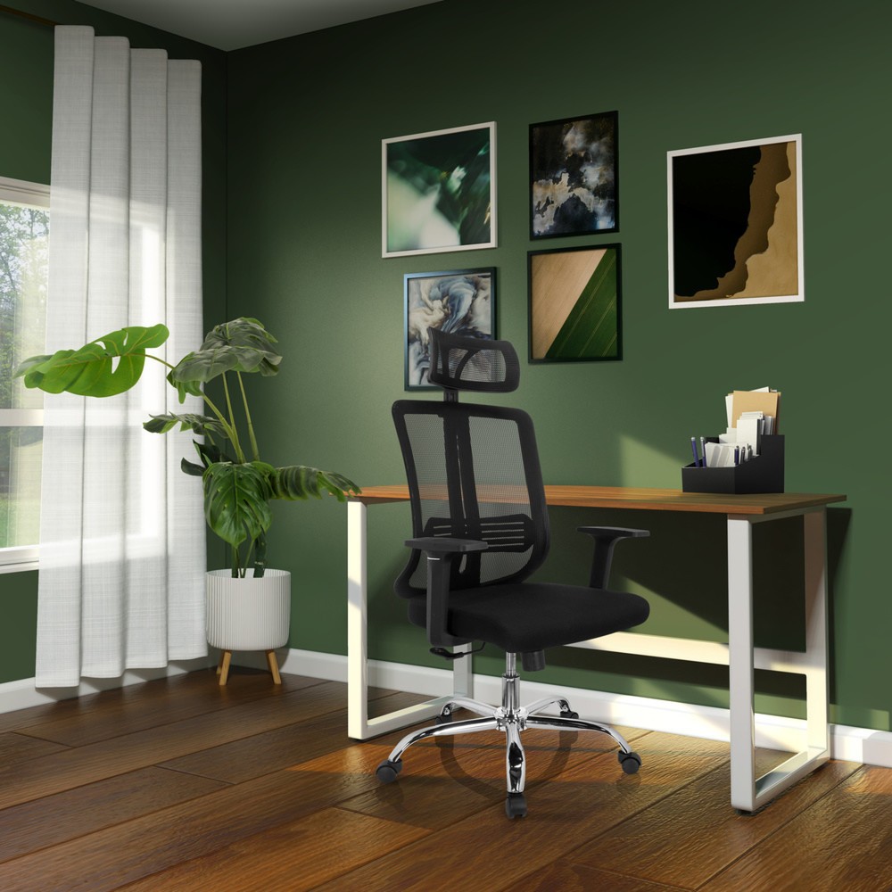 Produktabbildung Nr. 4: hjh OFFICE Bürostuhl / Drehstuhl ZH 200 Netzstoff, schwarz