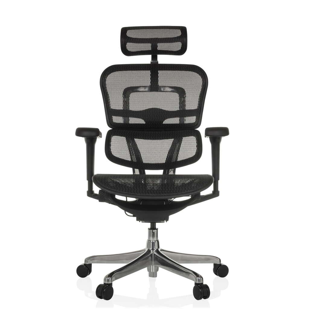 hjh OFFICE Chefsessel ERGOHUMAN ULTRA GEN2, Netzrückenlehne, Tragkraft 120 kg, Sitzhöhe 460 - 580 mm, schwarz Produktabbildung Nr. 1: hjh OFFICE Chefsessel ERGOHUMAN ULTRA GEN2, Netzrückenlehne, Tragkraft 120 kg, Sitzhöhe 460 - 580 mm, schwarz