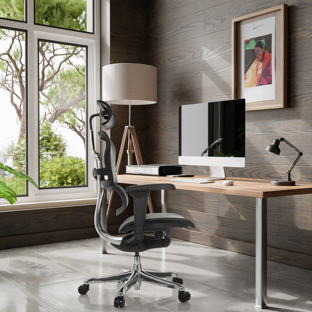 hjh OFFICE Chefsessel ERGOHUMAN ULTRA GEN2, Netzrückenlehne, Tragkraft 120 kg, Sitzhöhe 460 - 580 mm, schwarz Produktabbildung Nr. 5: hjh OFFICE Chefsessel ERGOHUMAN ULTRA GEN2, Netzrückenlehne, Tragkraft 120 kg, Sitzhöhe 460 - 580 mm, schwarz