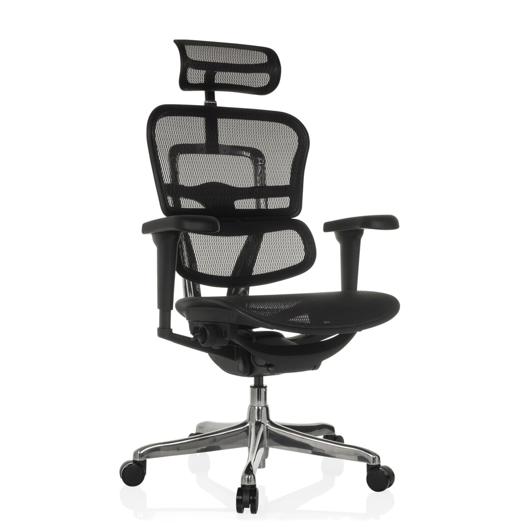 hjh OFFICE Chefsessel ERGOHUMAN ULTRA GEN2, Netzrückenlehne, Tragkraft 120 kg, Sitzhöhe 460 - 580 mm, schwarz Produktabbildung Nr. 7: hjh OFFICE Chefsessel ERGOHUMAN ULTRA GEN2, Netzrückenlehne, Tragkraft 120 kg, Sitzhöhe 460 - 580 mm, schwarz