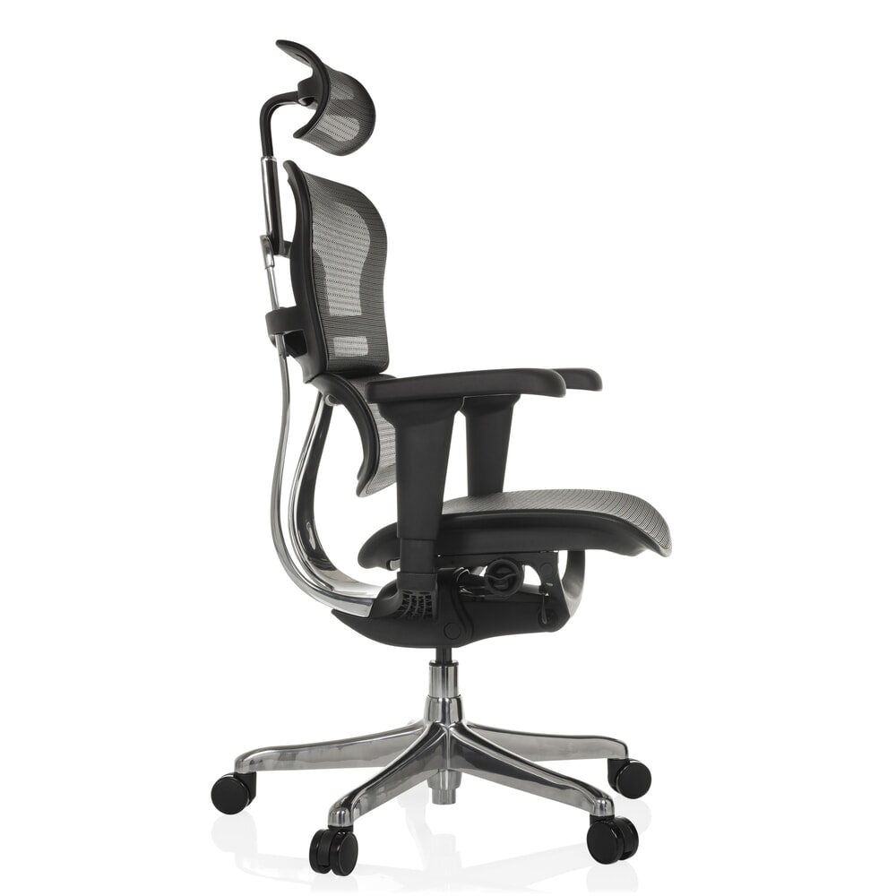Produktabbildung Nr. 10: hjh OFFICE Chefsessel ERGOHUMAN ULTRA GEN2, Netzrückenlehne, Tragkraft 120 kg, Sitzhöhe 460 - 580 mm, schwarz