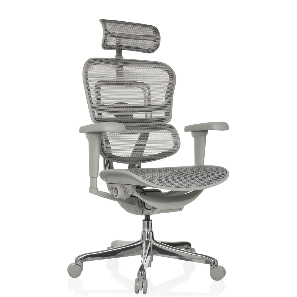 Produktabbildung Nr. 7: hjh OFFICE Chefsessel ERGOHUMAN ULTRA G GEN2, Netzrückenlehne, Tragkraft 120 kg, Sitzhöhe 460 - 580 mm, grau