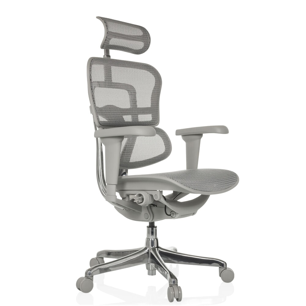Produktabbildung Nr. 8: hjh OFFICE Chefsessel ERGOHUMAN ULTRA G GEN2, Netzrückenlehne, Tragkraft 120 kg, Sitzhöhe 460 - 580 mm, grau