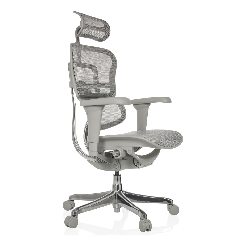 Produktabbildung Nr. 9: hjh OFFICE Chefsessel ERGOHUMAN ULTRA G GEN2, Netzrückenlehne, Tragkraft 120 kg, Sitzhöhe 460 - 580 mm, grau