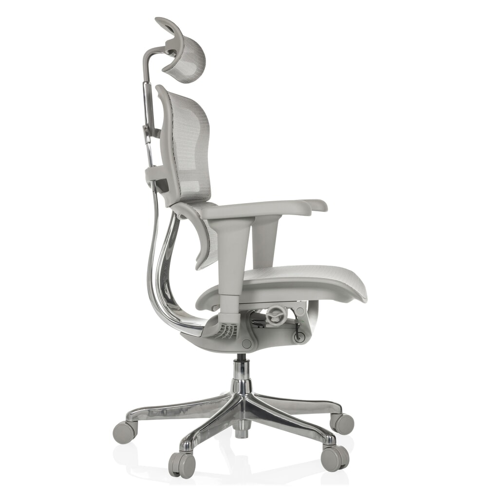 Produktabbildung Nr. 10: hjh OFFICE Chefsessel ERGOHUMAN ULTRA G GEN2, Netzrückenlehne, Tragkraft 120 kg, Sitzhöhe 460 - 580 mm, grau