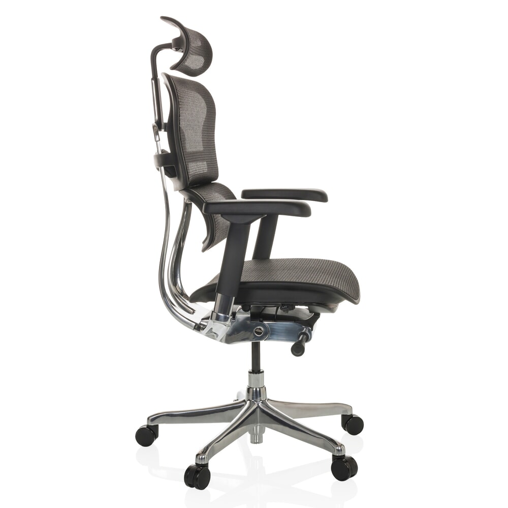 Produktabbildung Nr. 6: hjh OFFICE Chefsessel ERGOHUMAN GEN2, Tragkraft 150 kg, Netzstoff, Sitzhöhe 480 - 590 mm, schwarz