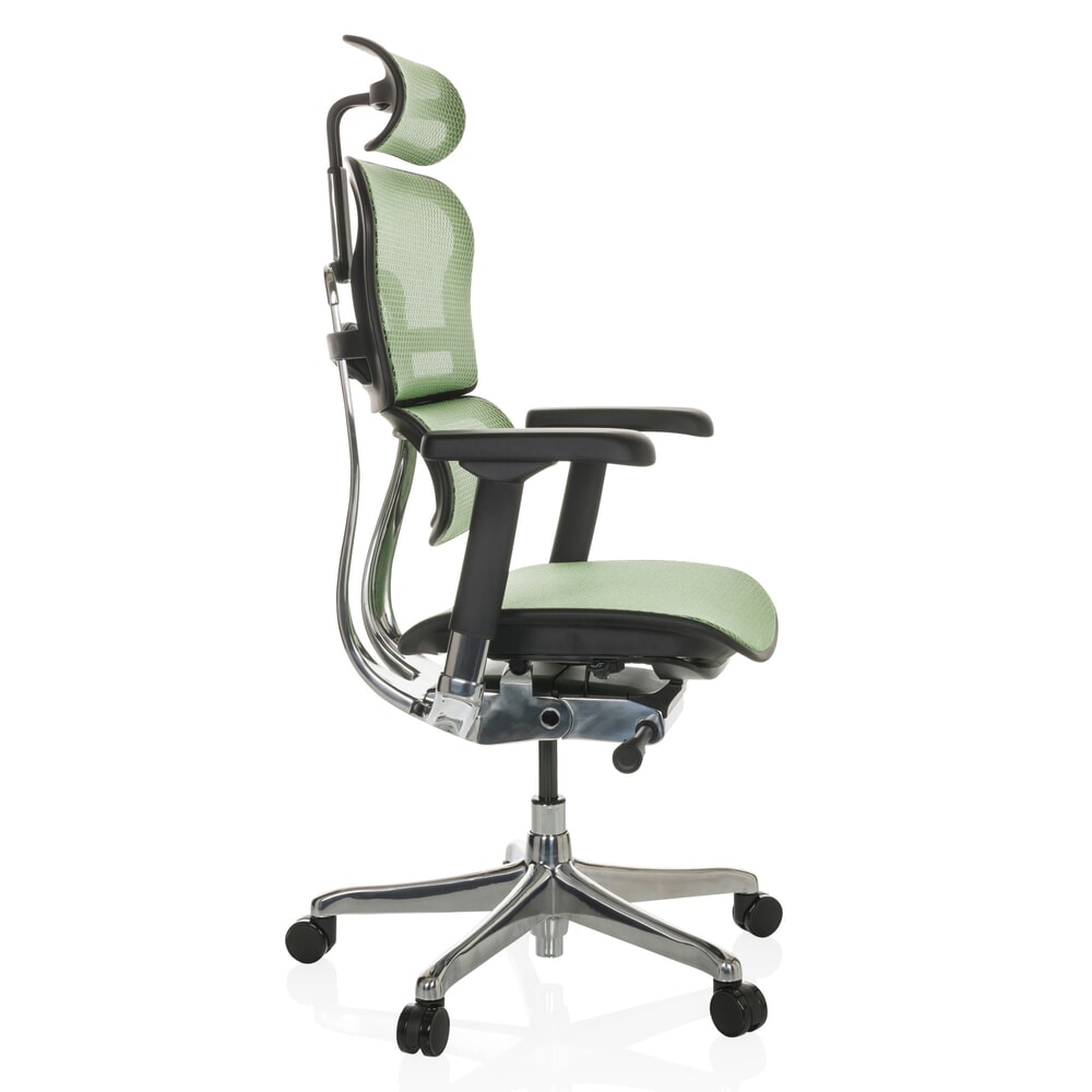 Produktabbildung Nr. 9: hjh OFFICE Chefsessel ERGOHUMAN GEN2, Tragkraft 150 kg, Netzstoff, Sitzhöhe 480 - 590 mm, grün