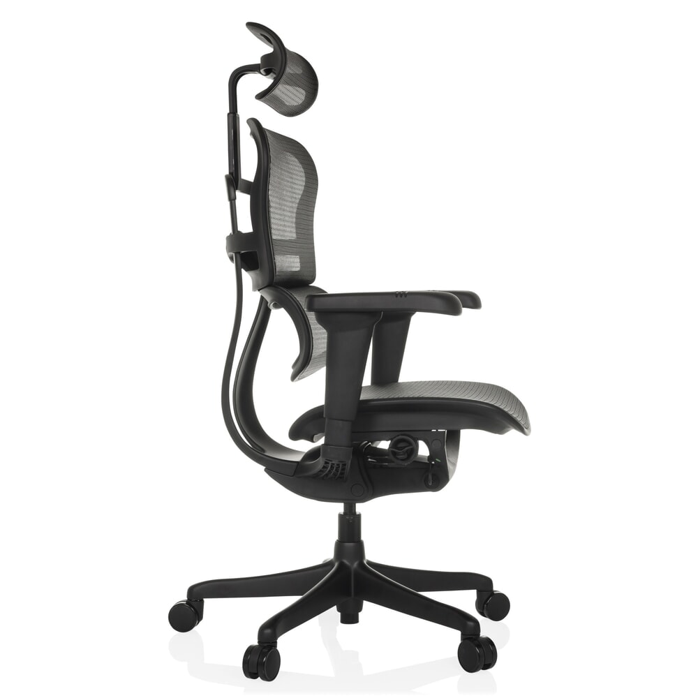 Produktabbildung Nr. 10: hjh OFFICE Chefsessel ERGOHUMAN SIGNATURE GEN2, Netzrückenlehne, Tragkraft 120 kg, Sitzhöhe 490 - 590 mm, schwarz