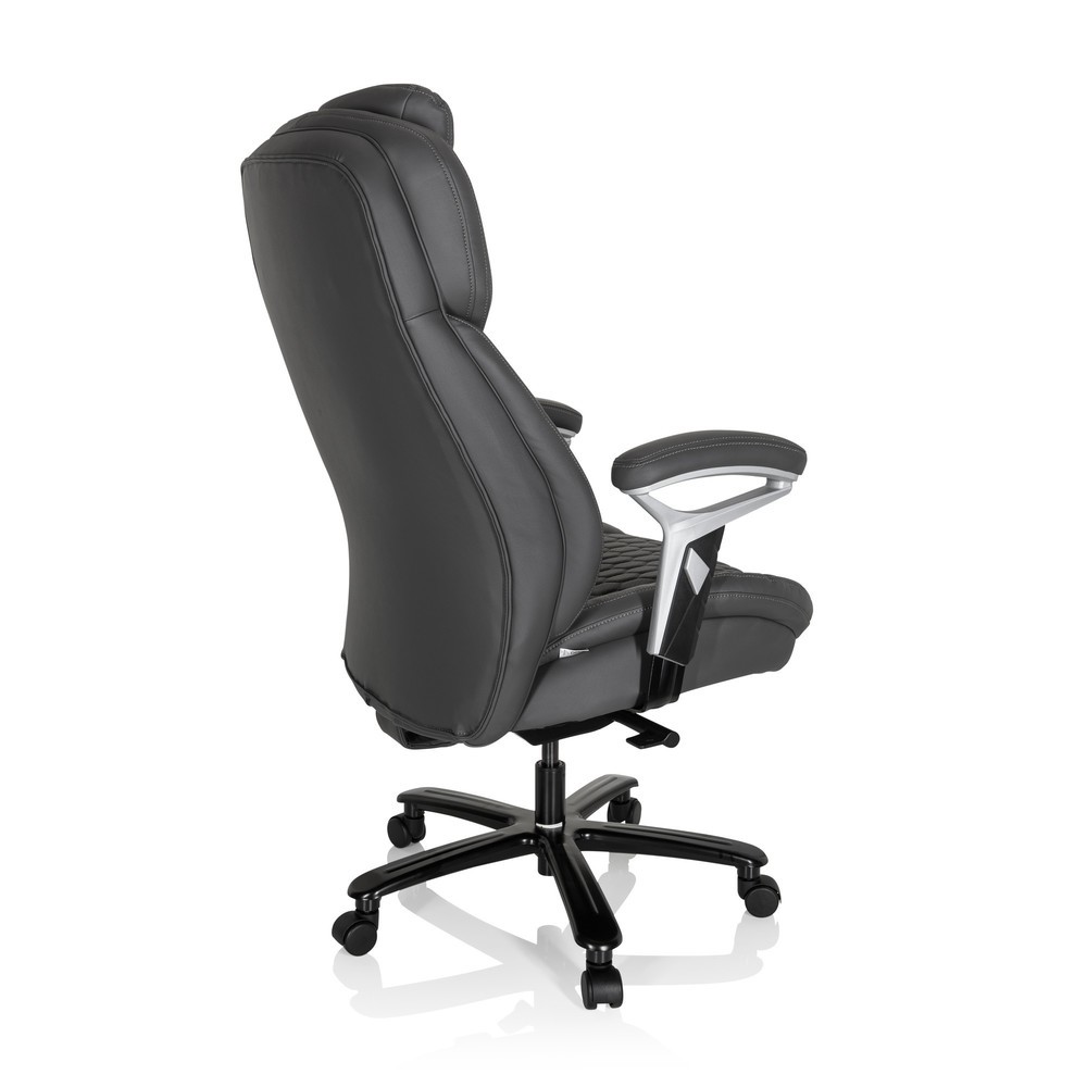 Produktabbildung Nr. 4: hjh OFFICE Chefsessel PULLMANN Kunstleder, mattgrau