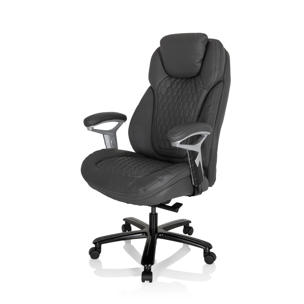 Produktabbildung Nr. 9: hjh OFFICE Chefsessel PULLMANN Kunstleder, mattgrau