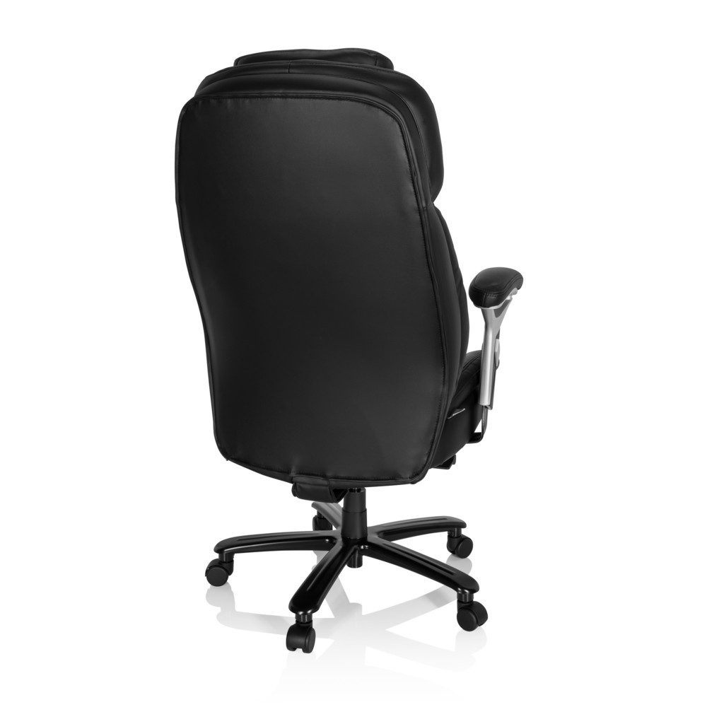 Produktabbildung Nr. 5: hjh OFFICE Chefsessel PULLMANN I Leder, schwarz