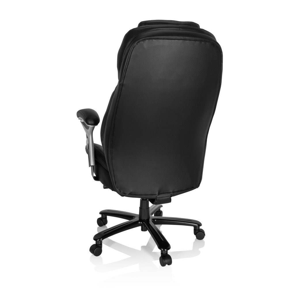 Produktabbildung Nr. 6: hjh OFFICE Chefsessel PULLMANN I Leder, schwarz