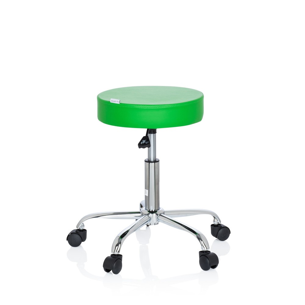 Produktabbildung Nr. 3: hjh OFFICE Hocker / Drehhocker OPERATOR II Kunstleder, grün