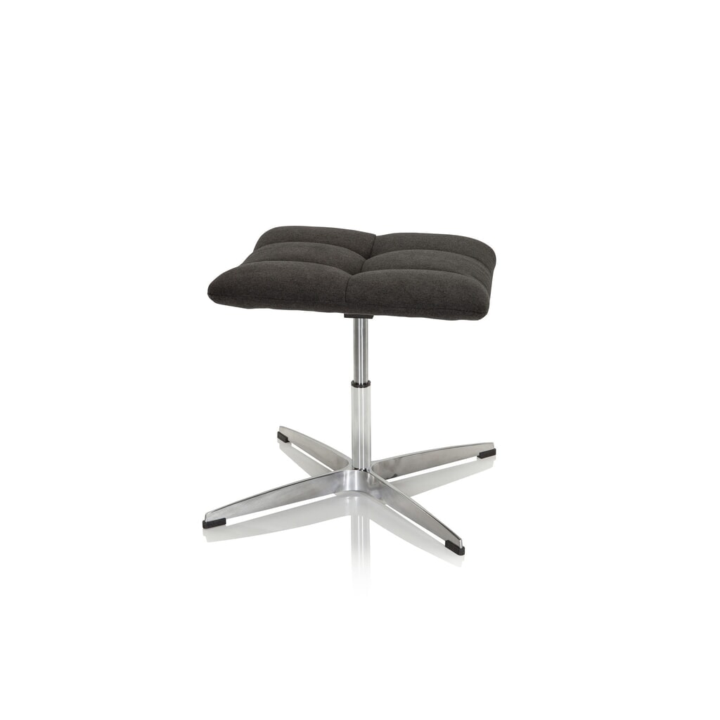 Produktabbildung Nr. 3: hjh OFFICE Ergonomischer Hocker / Drehstuhl SARANTO Stoff, schwarz