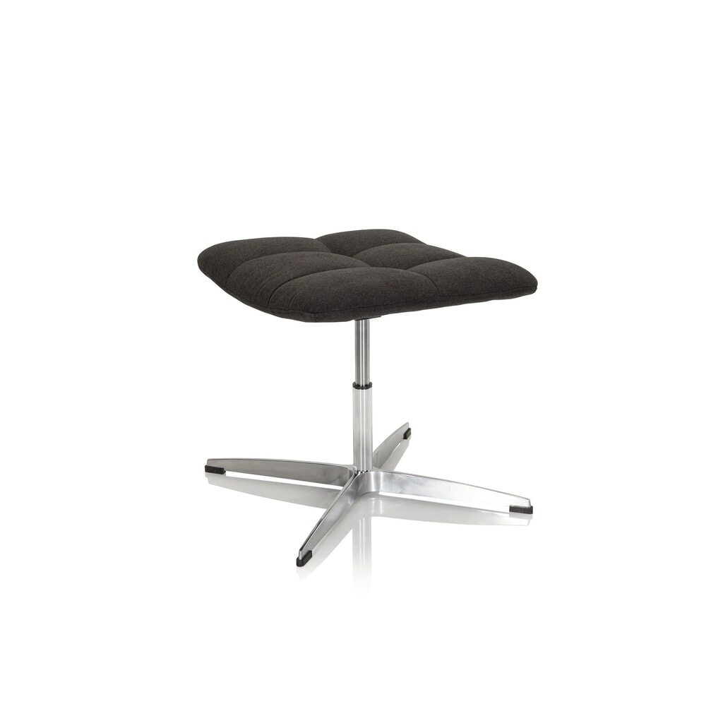 hjh OFFICE Ergonomischer Hocker / Drehstuhl SARANTO Stoff, schwarz Produktabbildung Nr. 4: hjh OFFICE Ergonomischer Hocker / Drehstuhl SARANTO Stoff, schwarz