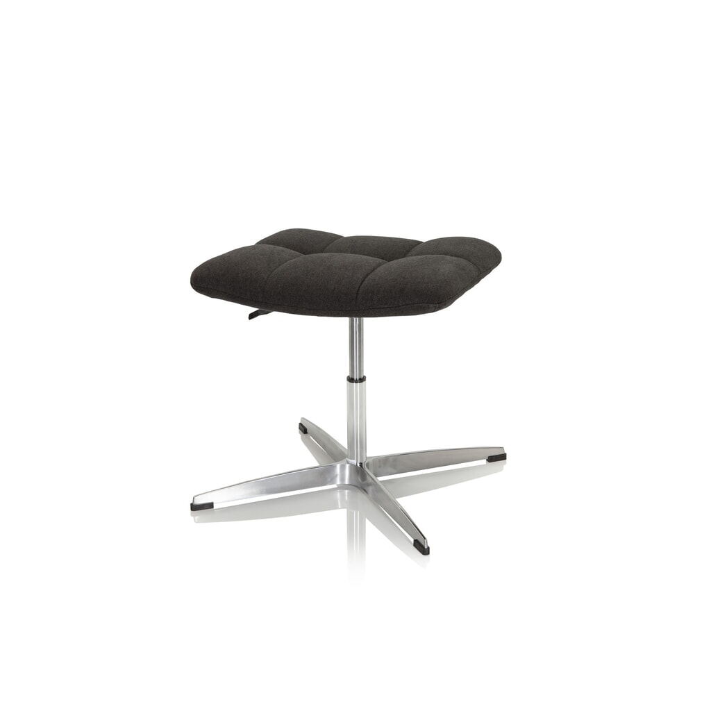hjh OFFICE Ergonomischer Hocker / Drehstuhl SARANTO Stoff, schwarz Produktabbildung Nr. 5: hjh OFFICE Ergonomischer Hocker / Drehstuhl SARANTO Stoff, schwarz