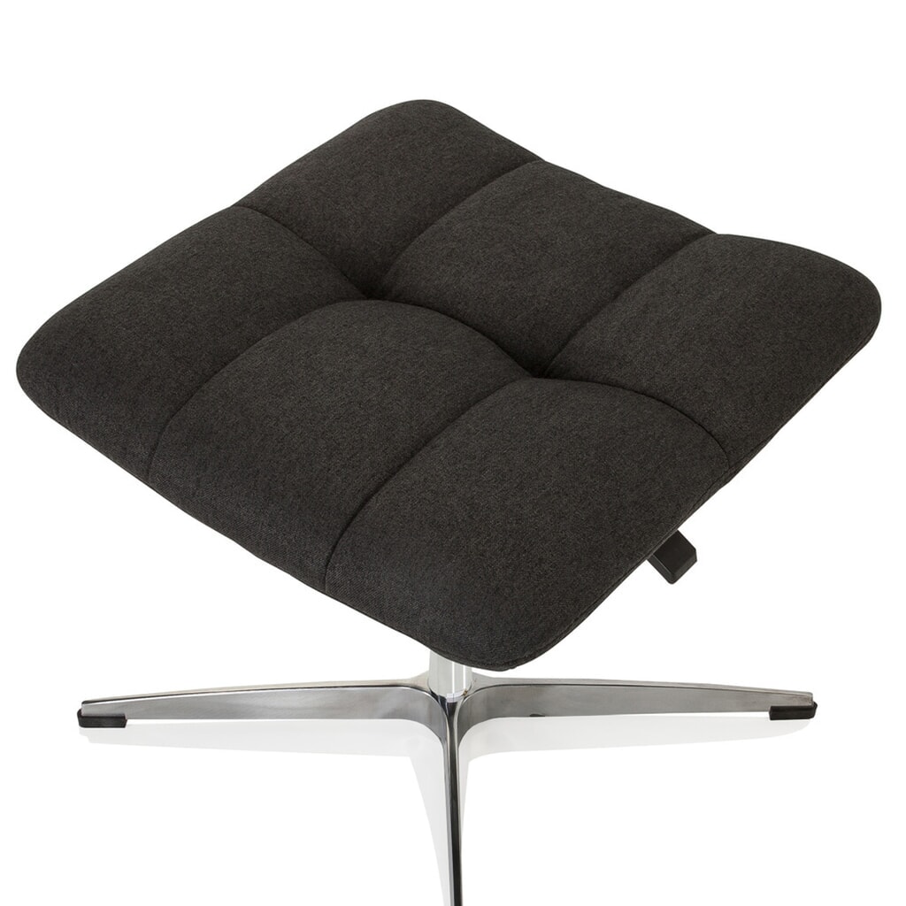 Produktabbildung Nr. 10: hjh OFFICE Ergonomischer Hocker / Drehstuhl SARANTO Stoff, schwarz