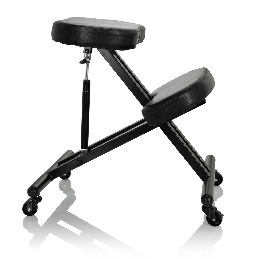 Produktabbildung Nr. 3: hjh OFFICE Kniestuhl / Kniehocker ORTHONI Kunstleder, schwarz
