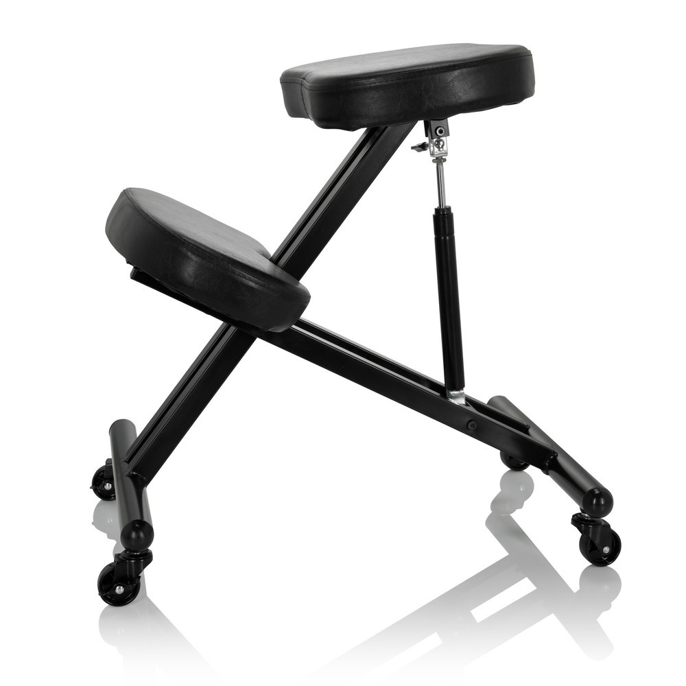 Produktabbildung Nr. 8: hjh OFFICE Kniestuhl / Kniehocker ORTHONI Kunstleder, schwarz