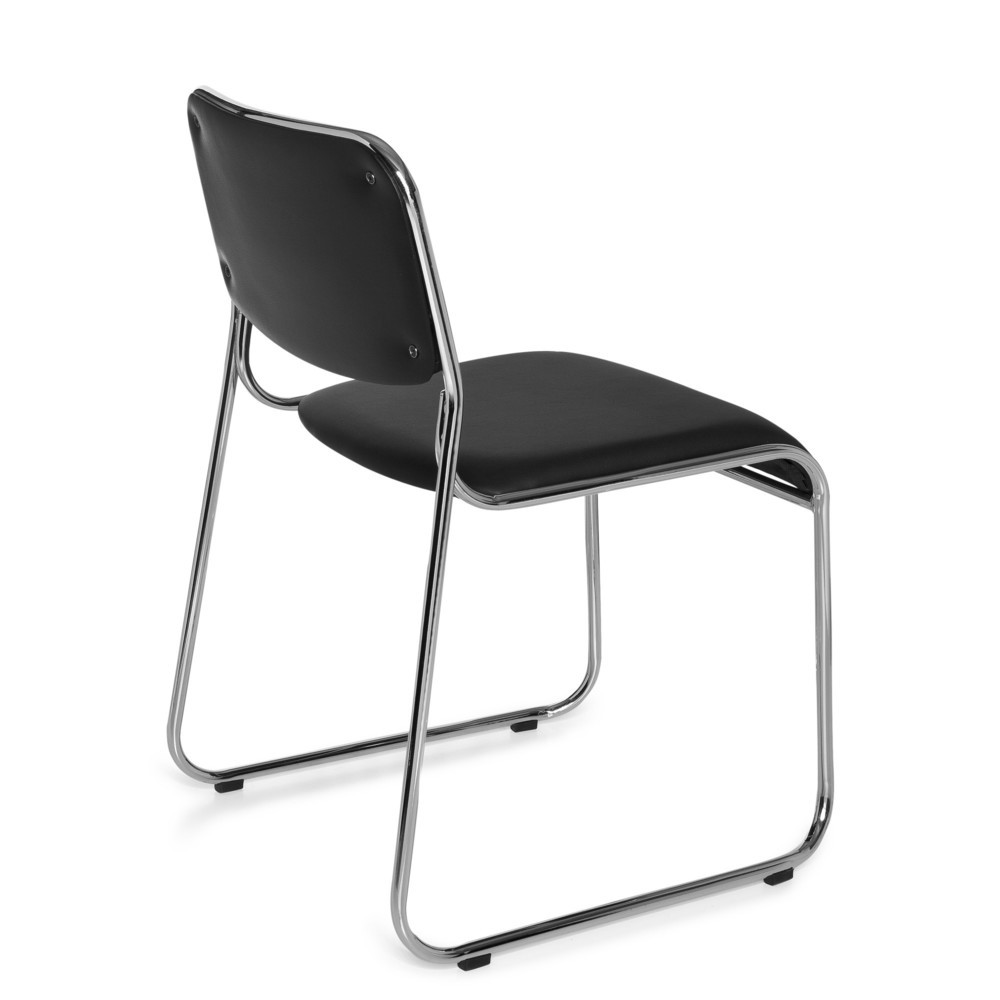 Produktabbildung Nr. 4: hjh OFFICE Konferenzstuhl / Kufenstuhl  KOLTA V PU, schwarz