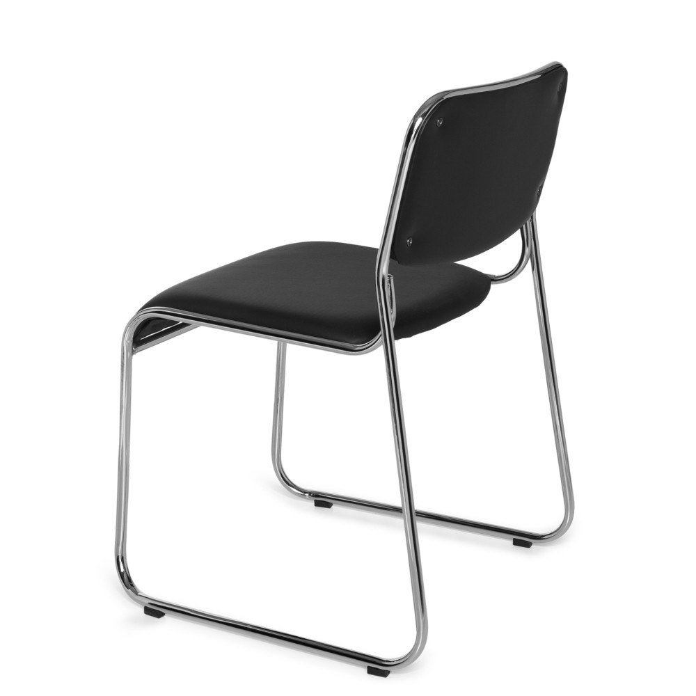 Produktabbildung Nr. 8: hjh OFFICE Konferenzstuhl / Kufenstuhl  KOLTA V PU, schwarz