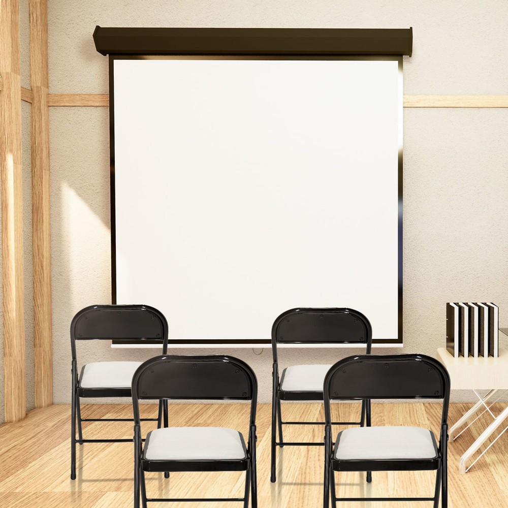 Produktabbildung Nr. 8: hjh OFFICE Konferenzstuhl / Besucherstuhl / Klappstuhl TUDELA PU, weiß