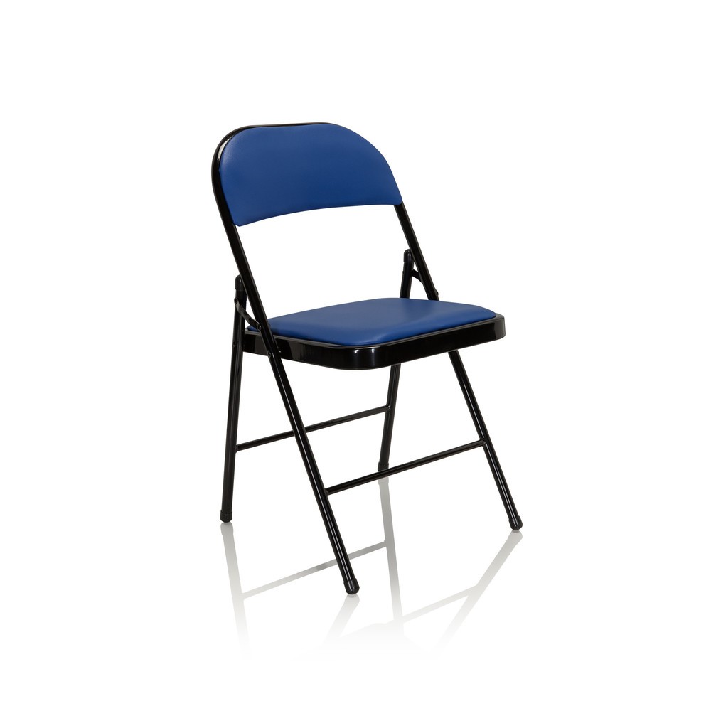 Produktabbildung Nr. 9: hjh OFFICE Konferenzstuhl / Besucherstuhl / Klappstuhl TUDELA PU, blau