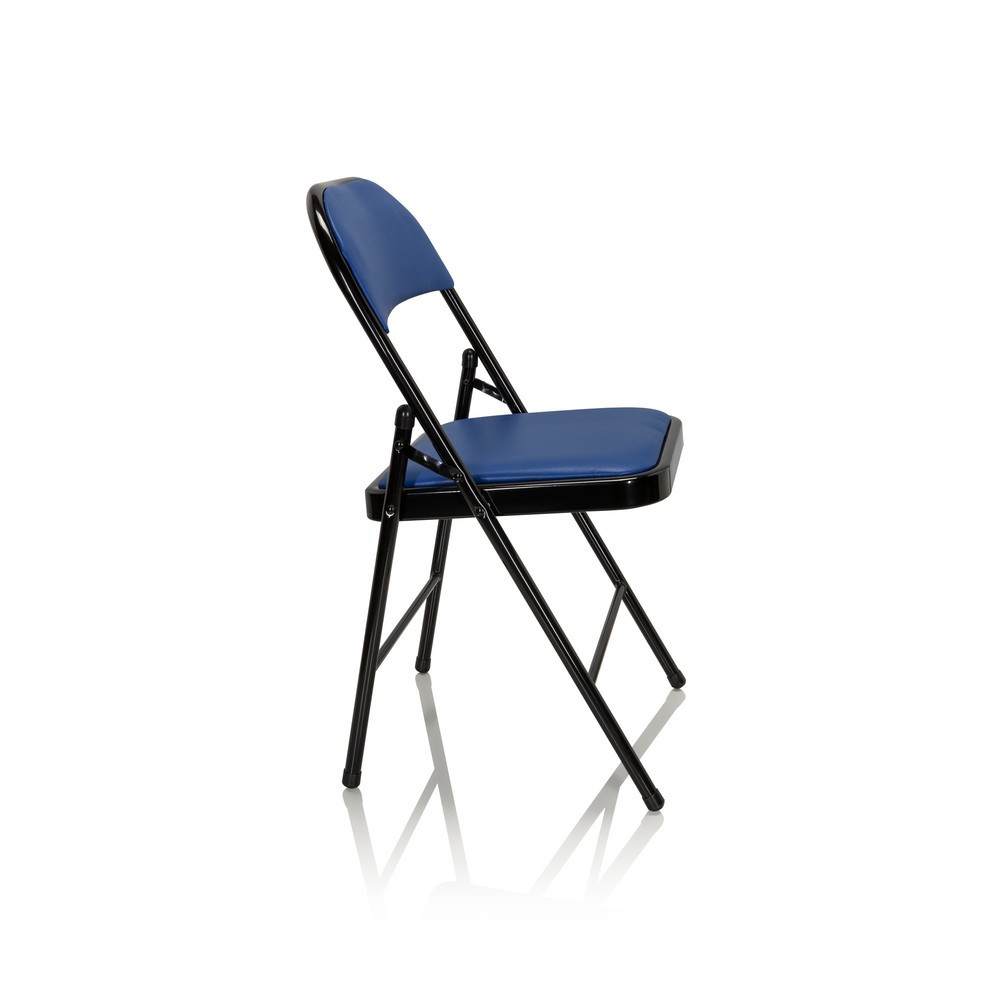 Produktabbildung Nr. 10: hjh OFFICE Konferenzstuhl / Besucherstuhl / Klappstuhl TUDELA PU, blau