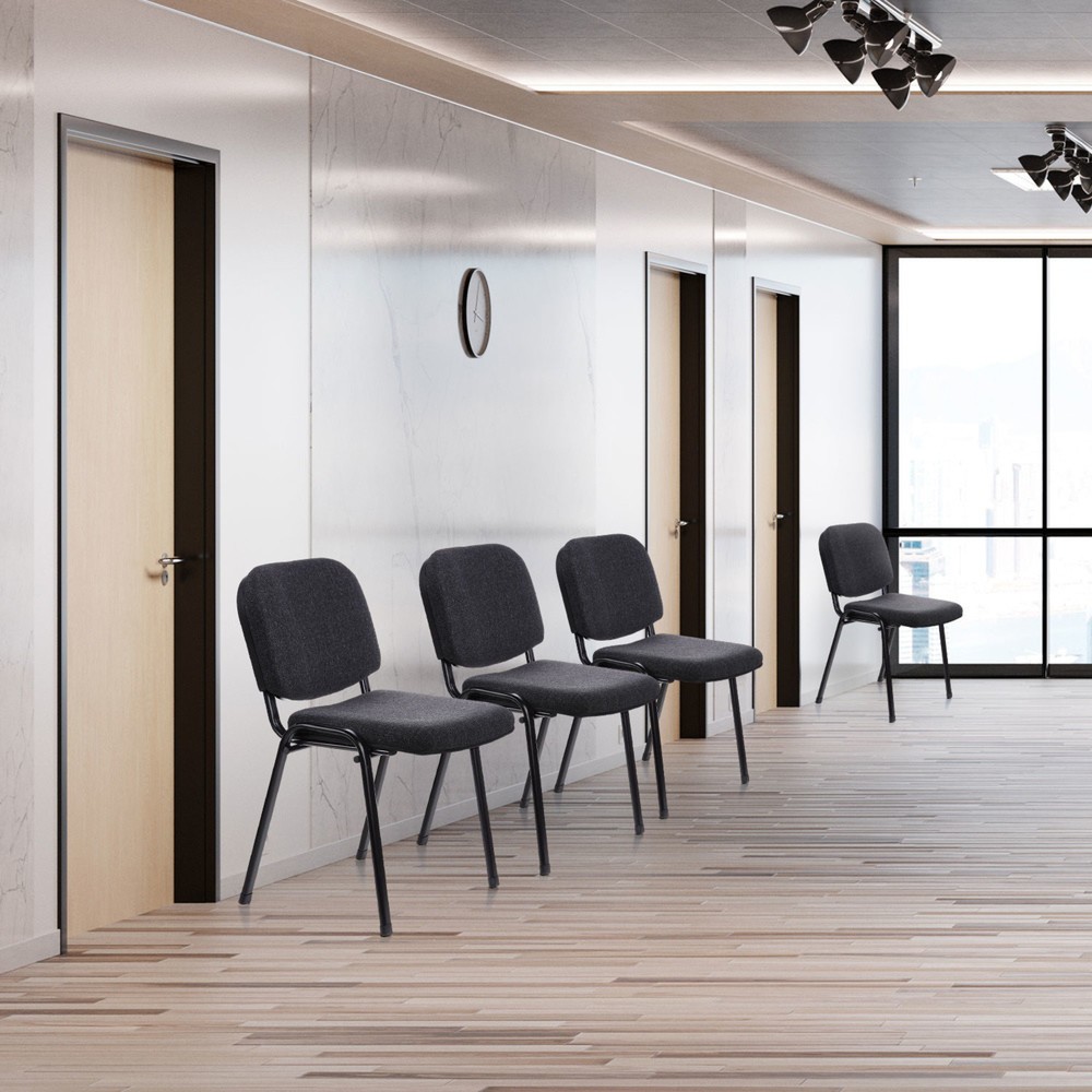 Produktabbildung Nr. 4: hjh OFFICE Konferenzstuhl / Besucherstuhl / XT 600, schwarz/anthrazit