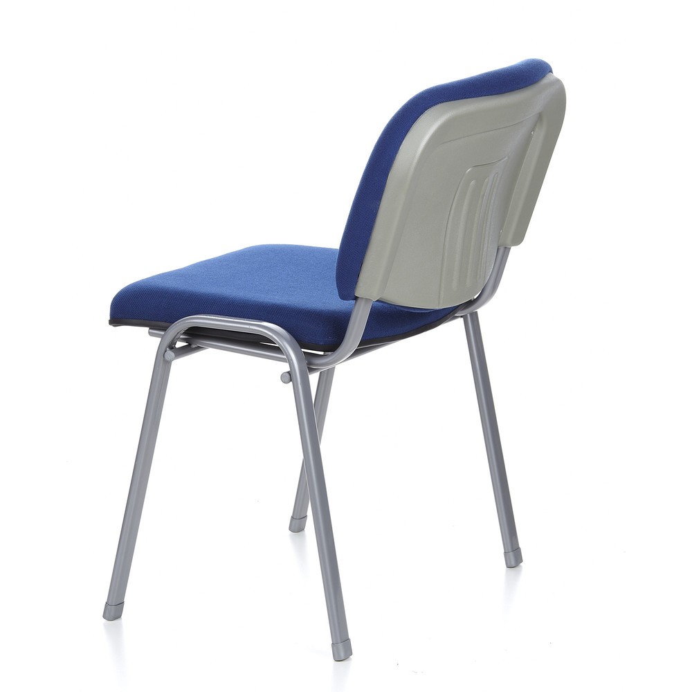 Produktabbildung Nr. 8: hjh OFFICE Konferenzstuhl / Besucherstuhl / XT 600, blau/silber