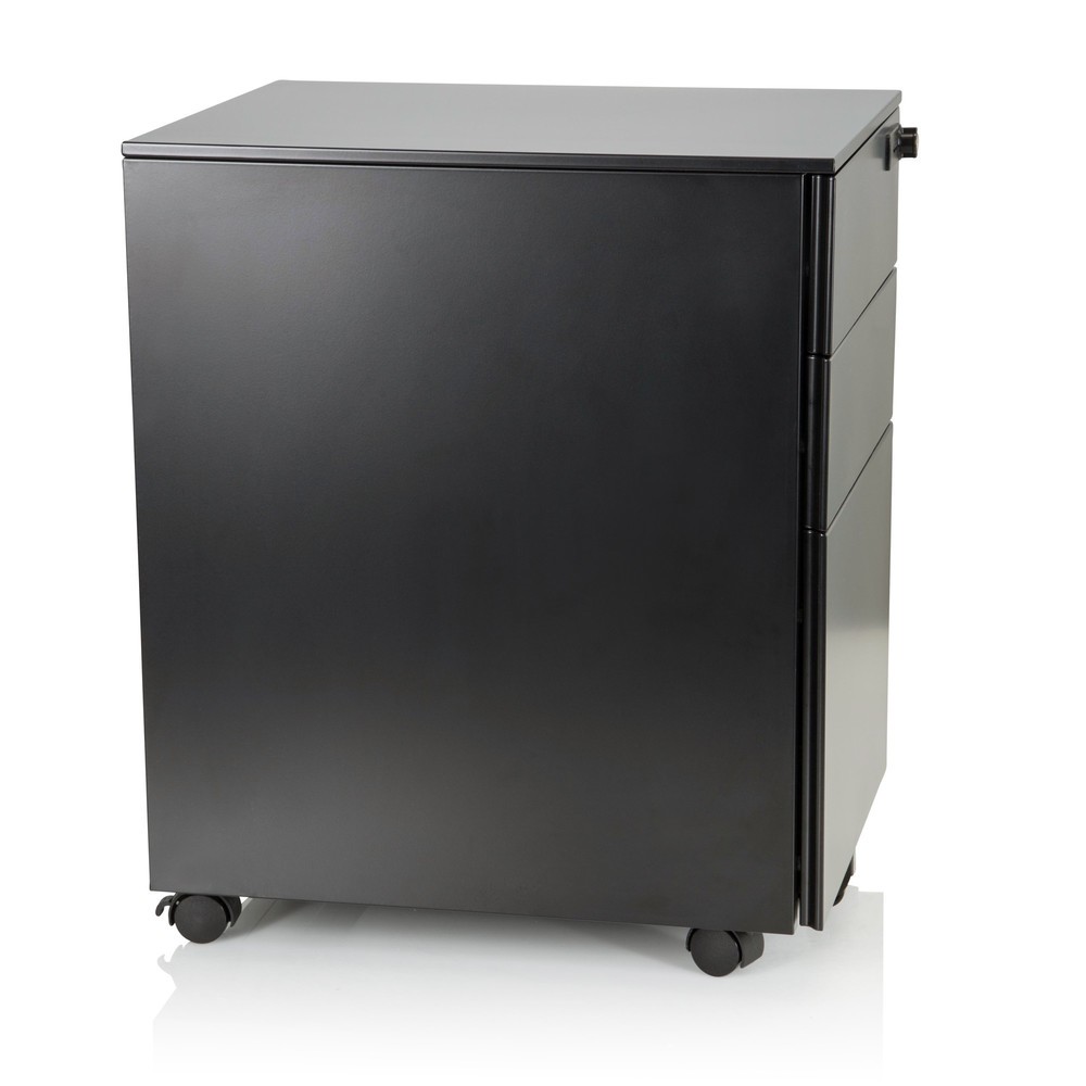 Produktabbildung Nr. 8: hjh OFFICE Rollcontainer COLOR OS I Metall, schwarz mit Zahlenschloss