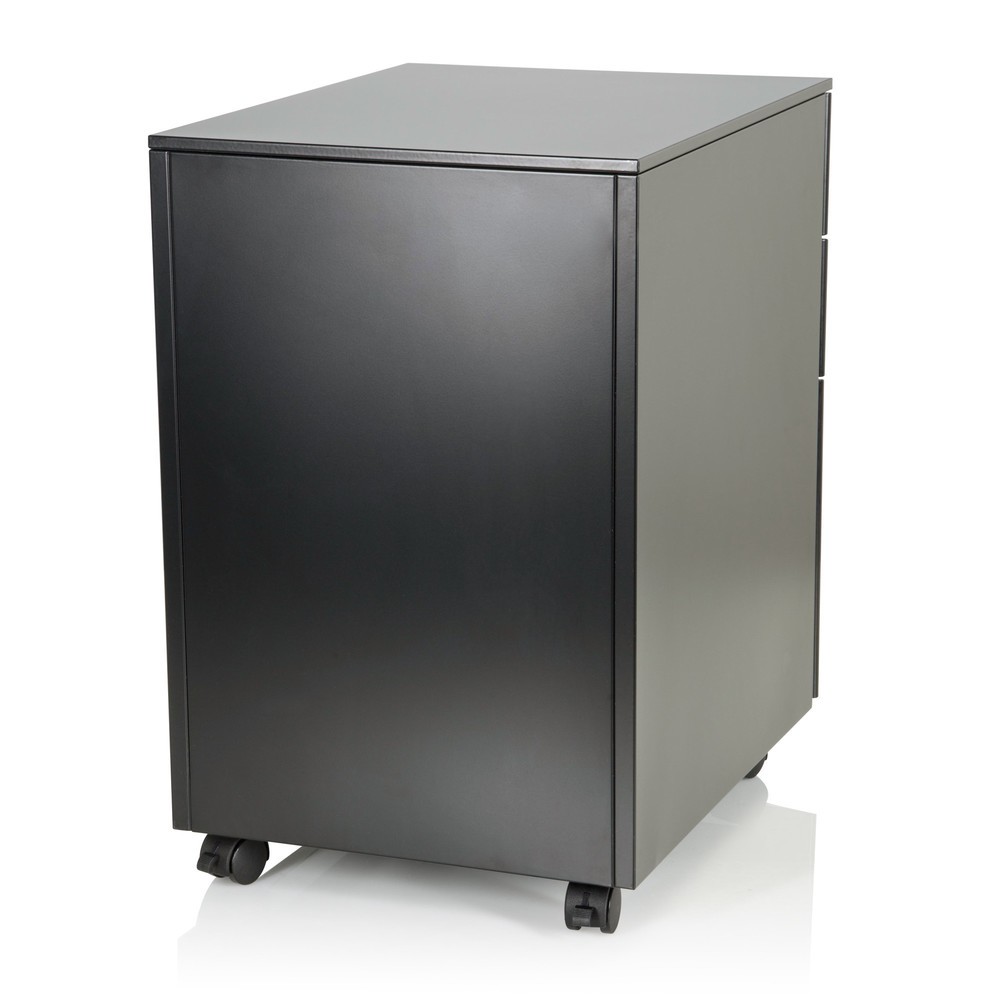 Produktabbildung Nr. 10: hjh OFFICE Rollcontainer COLOR OS I Metall, schwarz mit Zahlenschloss