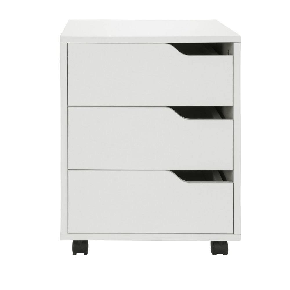Produktabbildung Nr. 1: hjh OFFICE Rollcontainer ORGANISER I, weiß / weiß