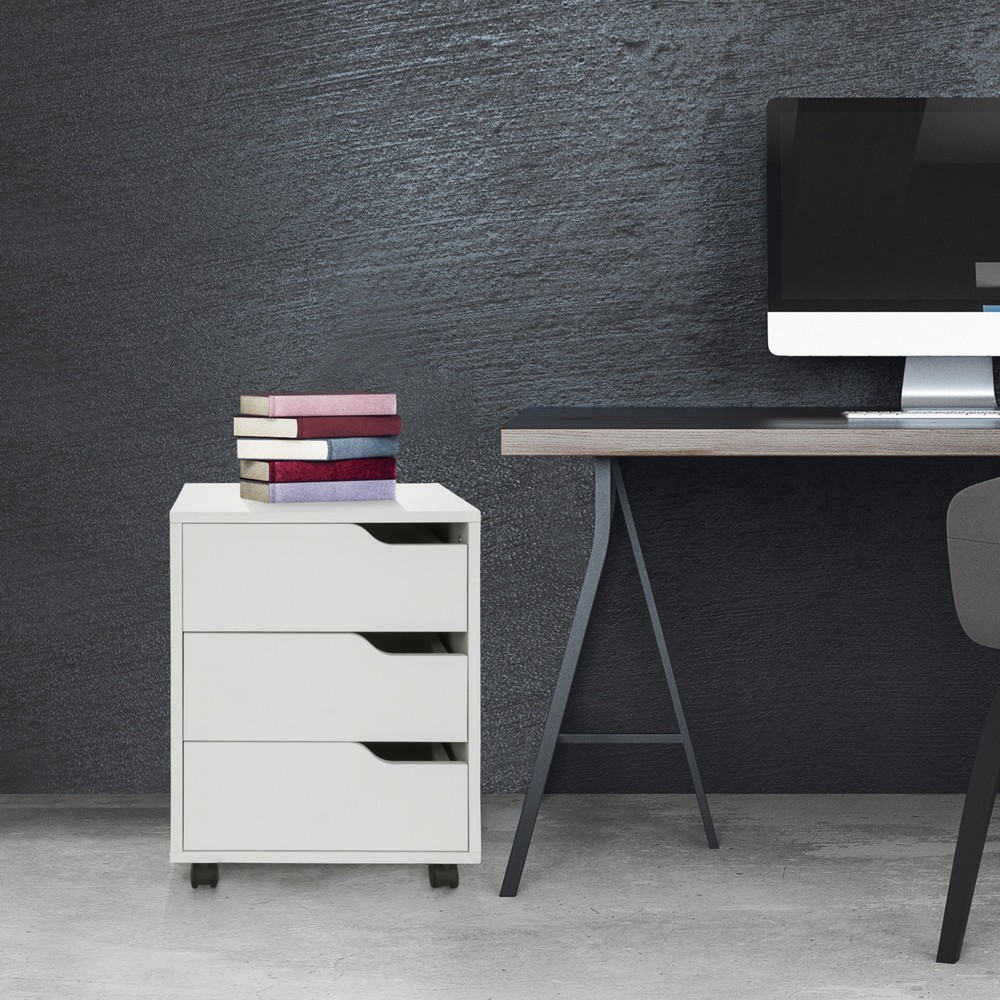 Produktabbildung Nr. 3: hjh OFFICE Rollcontainer ORGANISER I, weiß / weiß